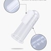 Medical transparent silica gel toothbrush, oral care