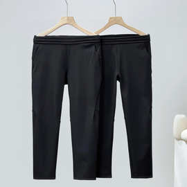 111406男士休闲卫裤2025秋冬新款加厚加绒梭织健身跑步运动长裤潮