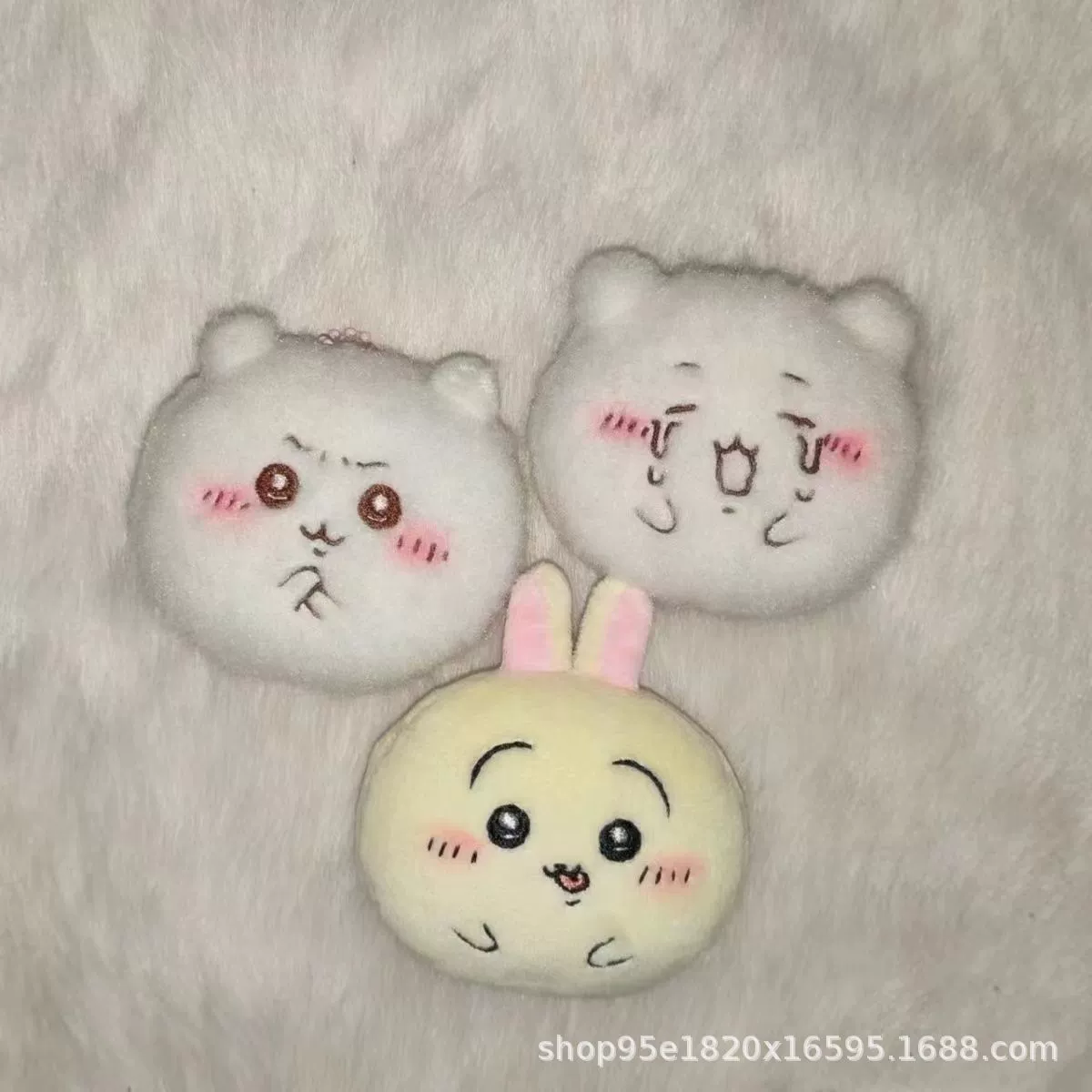 Звонкая чииква Chiikawa ji dumpling usaki сделанная вручную плюшивая кукла подвеска для лучшего друга