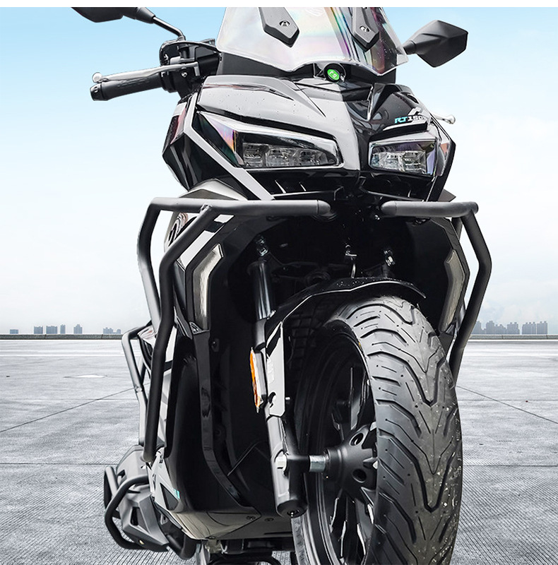 Suitable for Zongshen Cyclone Rt150S Bumper, Front and Rear Full Surround Protection Bar, Anti-Fall and Anti-Collision Scooter Guard Bar