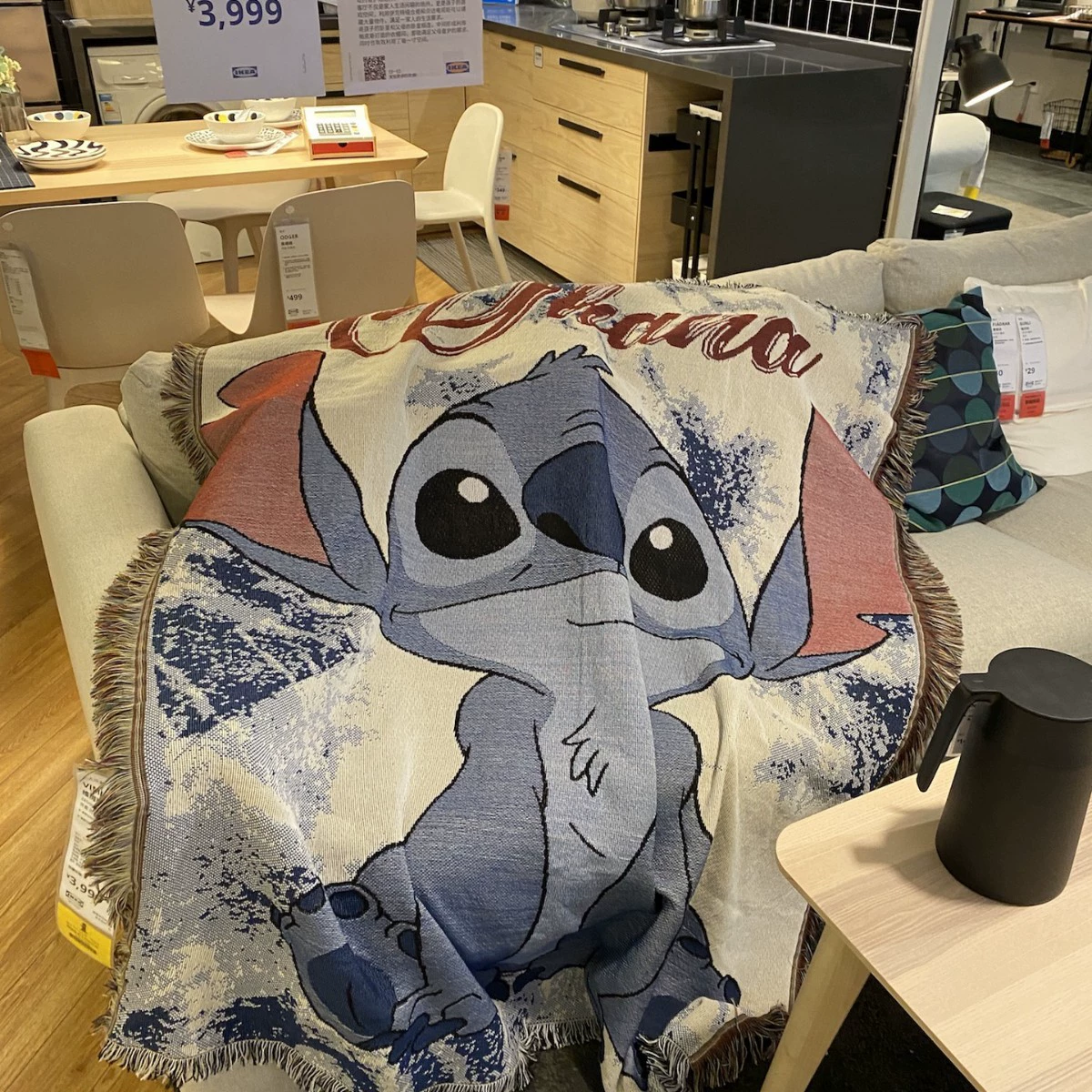 Забавная детская cartoon подушка Stitch Stitch Stitch плед Stitch Hands Hand -Рабочие игрушки