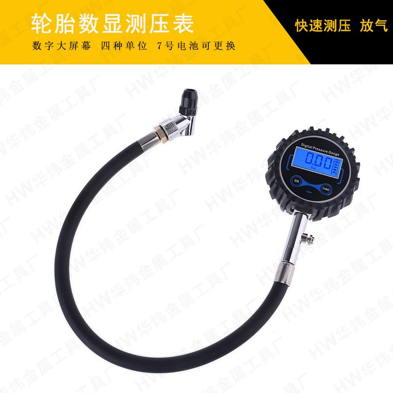 Измеритель напряжения шин Измеритель напряжения Мотоциклетный мотоцикл грузовик Многофункциональный Измеритель давления шин
