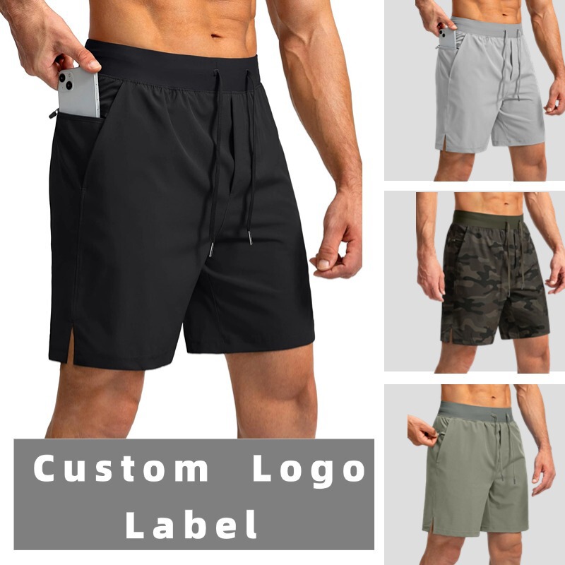 Summer Ice Silk Men's Loose Fitness Pants 2024 Fashion Training Running Quick-drying Casual Sports Pants Shorts Men's Transport