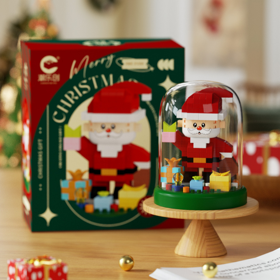 Chao Lechuang 7540 árbol de Navidad para personas mayores ensamblaje bloques de construcción compatibles con decoraciones de juguetes altos para niños regalos de Navidad