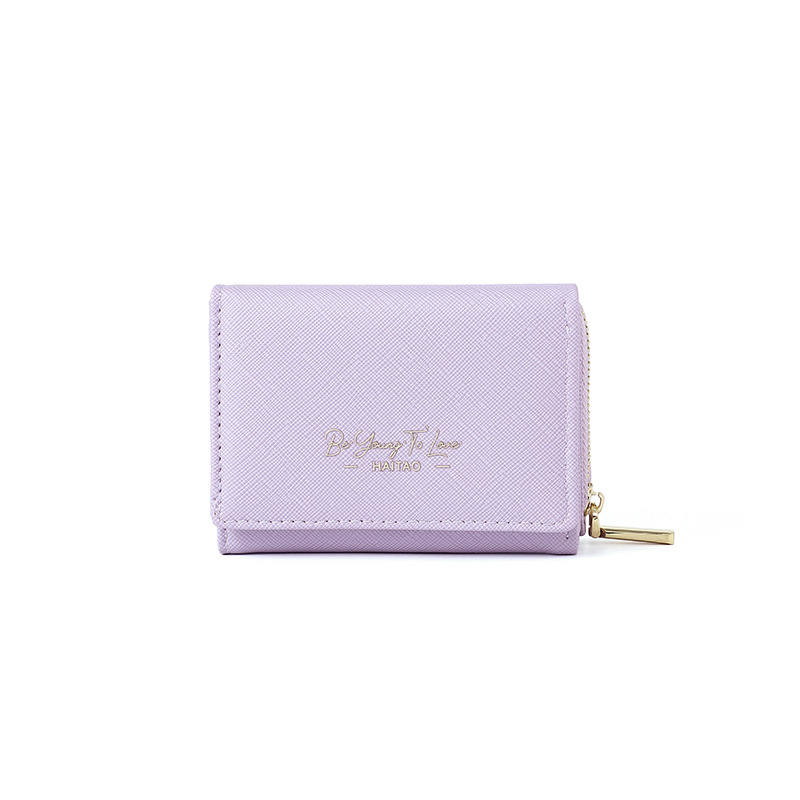 Nueva cartera de las mujeres corto plegable titular de la tarjeta 2023 verano simple transfronteriza monedero fuente fabricante