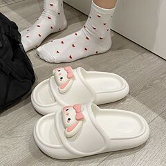 滑り止め、防臭、踏むと気持ちいい、可愛いスリッパ、女子学生向け、室内外兼用、厚底、ホームスリッパ、卸売