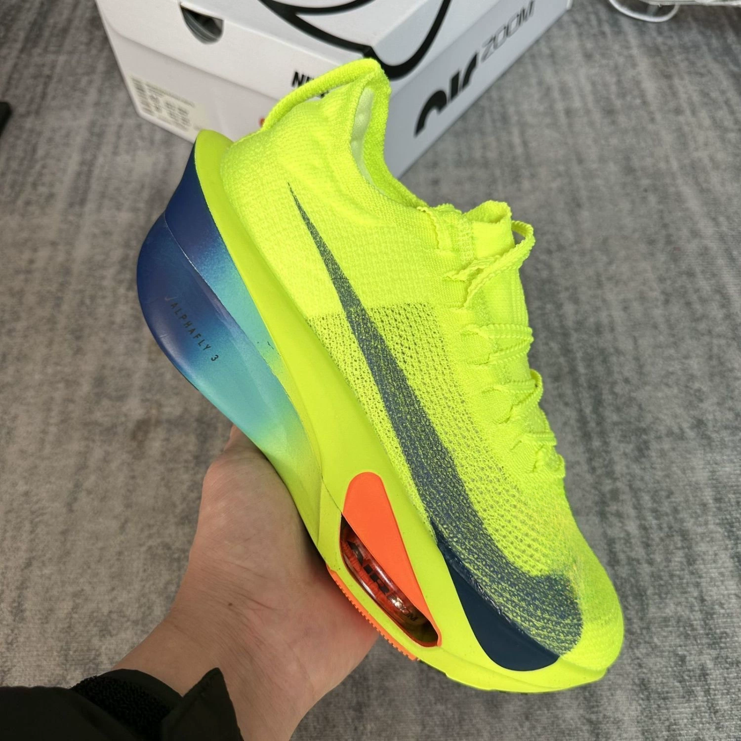 Zoom Alphafly NEXT%3 Break Three Alpha Three Generation Carbon Plate Marathon Air Cushion Running Shoes
