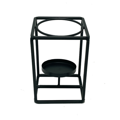 Manufacturer's creative iron candlestick incense iron gift wedding restaurant bedroom ornaments romantic time dinner direct sales