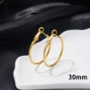 30mm-real gold polished in the furnace (no fading)