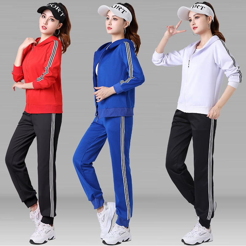 Модный спортивный костюм женский Осень 2022, Новый кардиган с капюшоном, свитер, утягивающий, широкие прямые брюки, Модный комплект из двух предметов