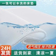 德国纯3D空气纤维加硬床垫防潮排湿可水洗护脊褥子榻榻米卷包折叠