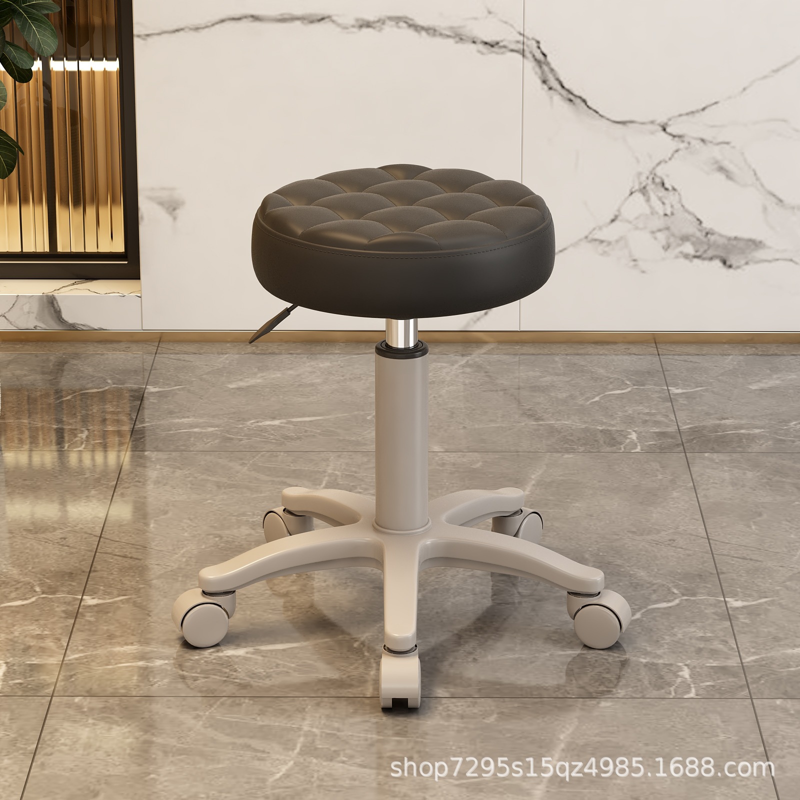 Fábrica directa taburetes de belleza elevación polea rotativa manicuría silla de maquillaje salón de belleza peluquería