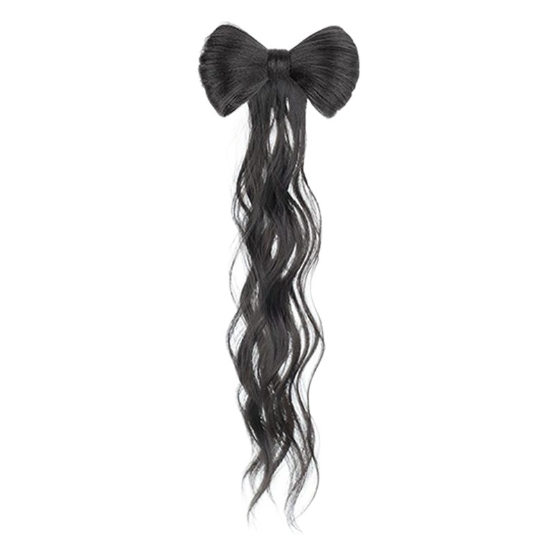 Arco medio lazo alta Cola de Caballo atmósfera pollo pelo trenza clip de pelo bolsa de pelo cabeza de bola Hanfu arco trenza cola de caballo