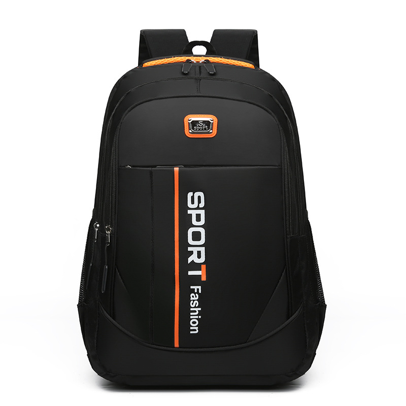 Mochila de viaje al aire libre de ocio Mochila de computadora de viaje de negocios para hombres Mochila escolar simple de gran capacidad para estudiantes de secundaria