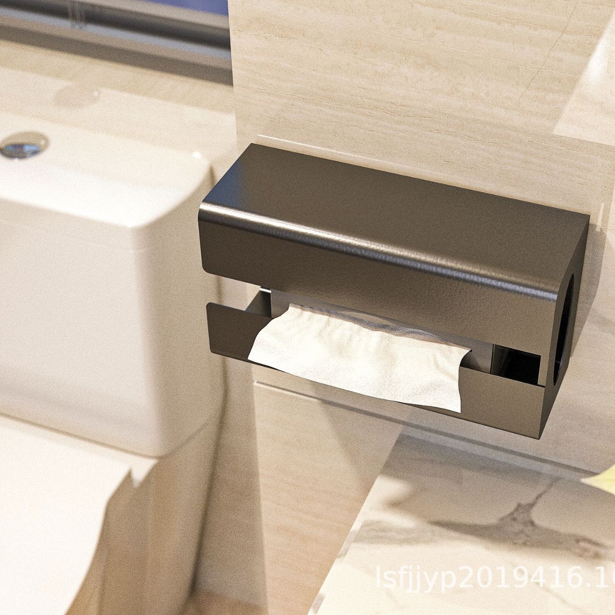 Caja de pañuelos rack de almacenamiento de succión magnética caja de almacenamiento de toalla de cara caja de pañuelos de baño de pared caja de pañuelos de cocina caja al revés