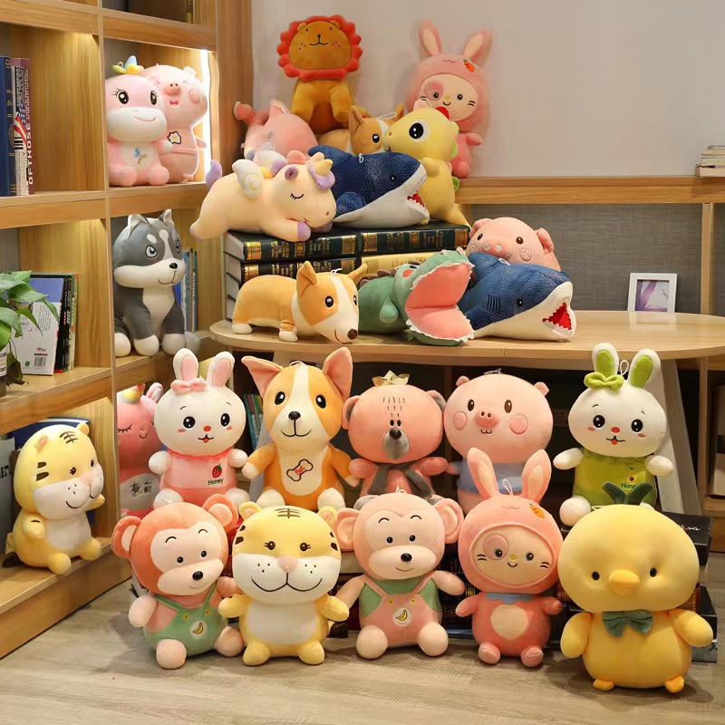 10-Inch 30cm Doll Large Plush Toy Puppy Gift Doll Customizable Logo Plush Toy for Claw Machine