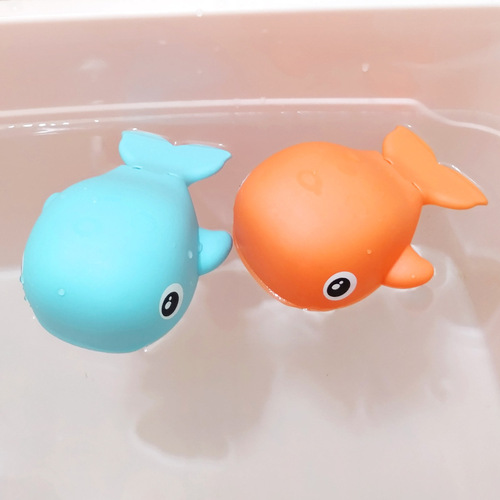 Baby Water Play Little Whale Children's Bath Swimming Toy Bathroom Water Play Infant Water Play Toddler Boy Girl