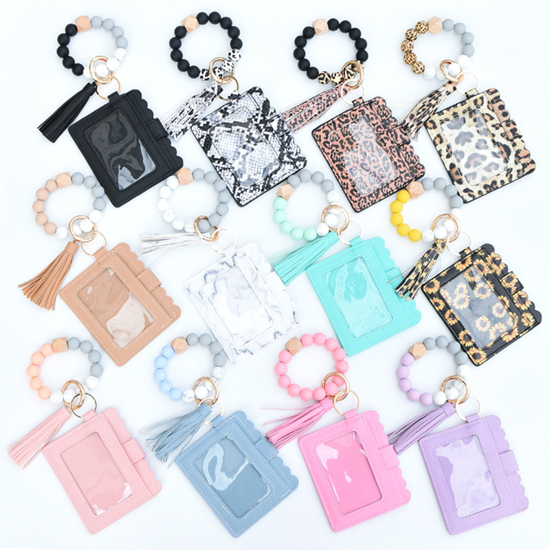 95g Weight Keychain Classification 1 Piece Quantity Daily Occasion Silica Gel Material Leopard Pattern Unisex Gender Beaded Design Fashion Style 1 Piece Fashion Leopard Silica Gel Beaded Unisex Keychain 无