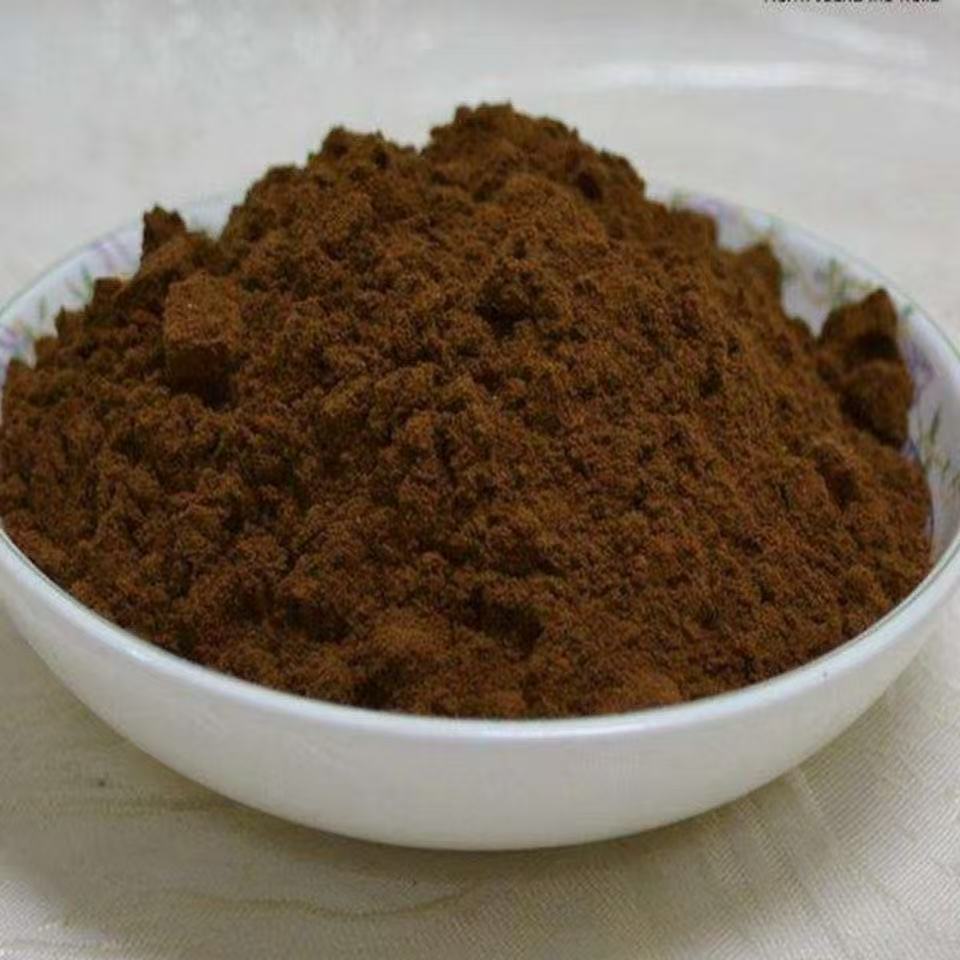Prepared Rehmannia Root Powder Shu Di Huang Fine Ground 500g in use