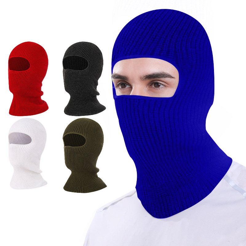 Popular AliExpress sports headgear single hole headgear ski cold-proof riding mask men and women funny thick single hole cap
