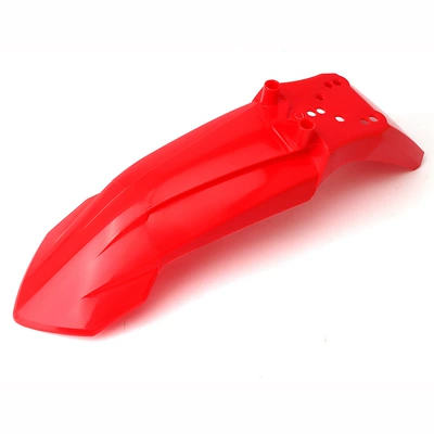 Off-road Motorcycle KT50 Front Tile Fit 50CC70CC110CC Front Fender 10inch to 15inch Wheels (Other drive systems) - red