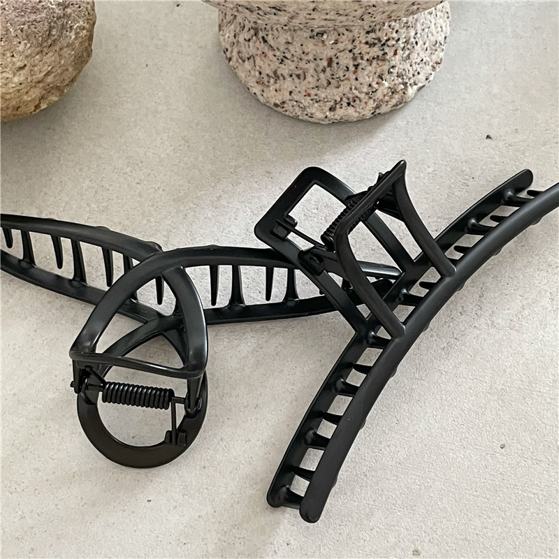Minimalistic black elegant hairgrip