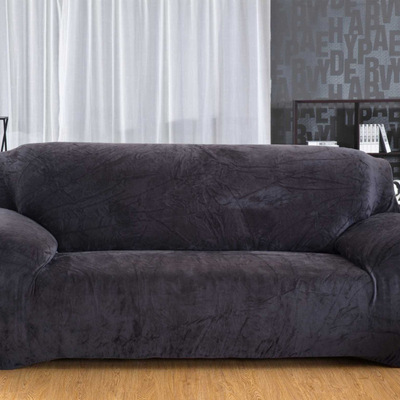 P 615 Plush fabirc Sofa cover 1/2/3/4 seater thick