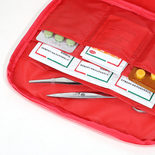 Direct Manufacturer Sales Medical Kit Travel Handheld Medication Storage Bag Square Travel Portable First Aid Kit Home Medical Bag