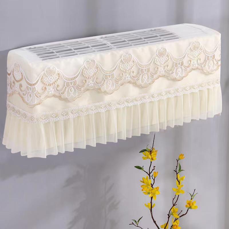 2025 New Air Conditioner Cover, Dust-Proof Cover for Hanging Machine, All-Inclusive, No Need to Take Off When Starting Up, Anti-Direct Blow, Wind-Blocking Lace Hanging Air Conditioner Cover