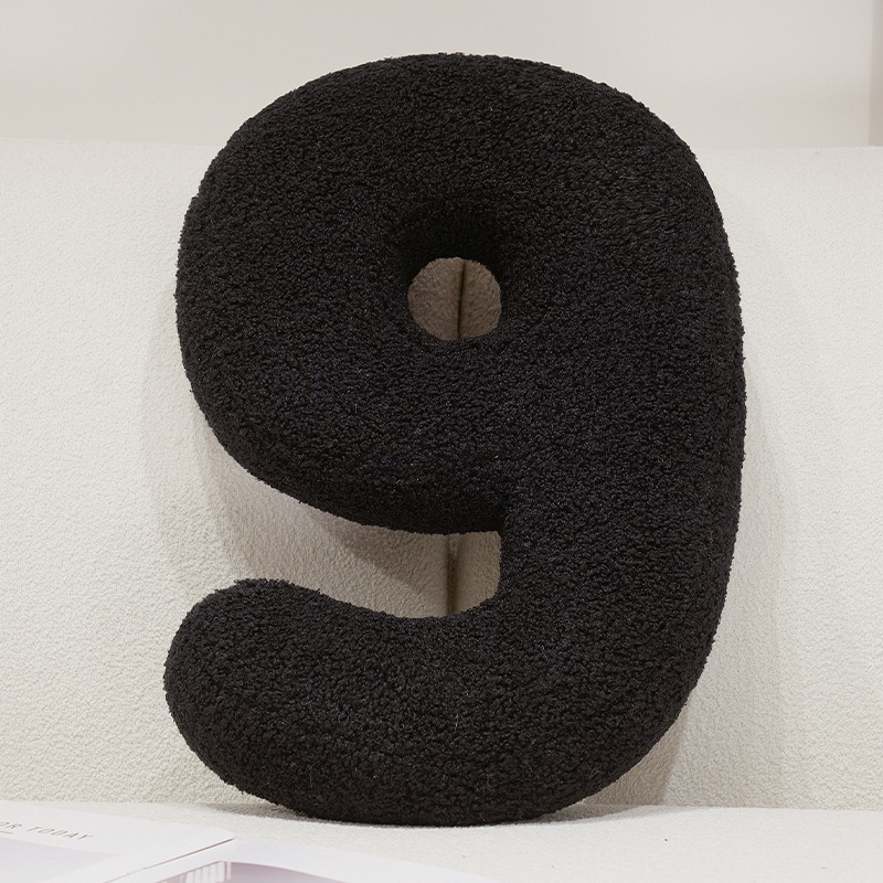 Símbolos digitales creativos almohada para estudiantes de aprendizaje puzzle jardín de infantes muñecas de peluche adornos para el hogar almohada