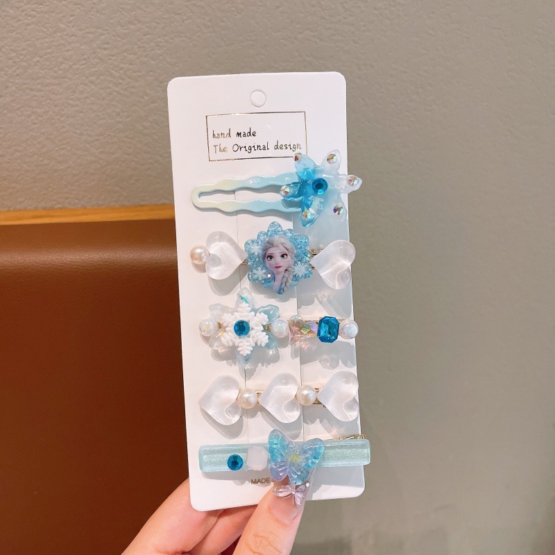 海洋系列儿童饰品发饰公主贝壳海星发夹刘海夹发卡女童春夏侧边夹|undefined