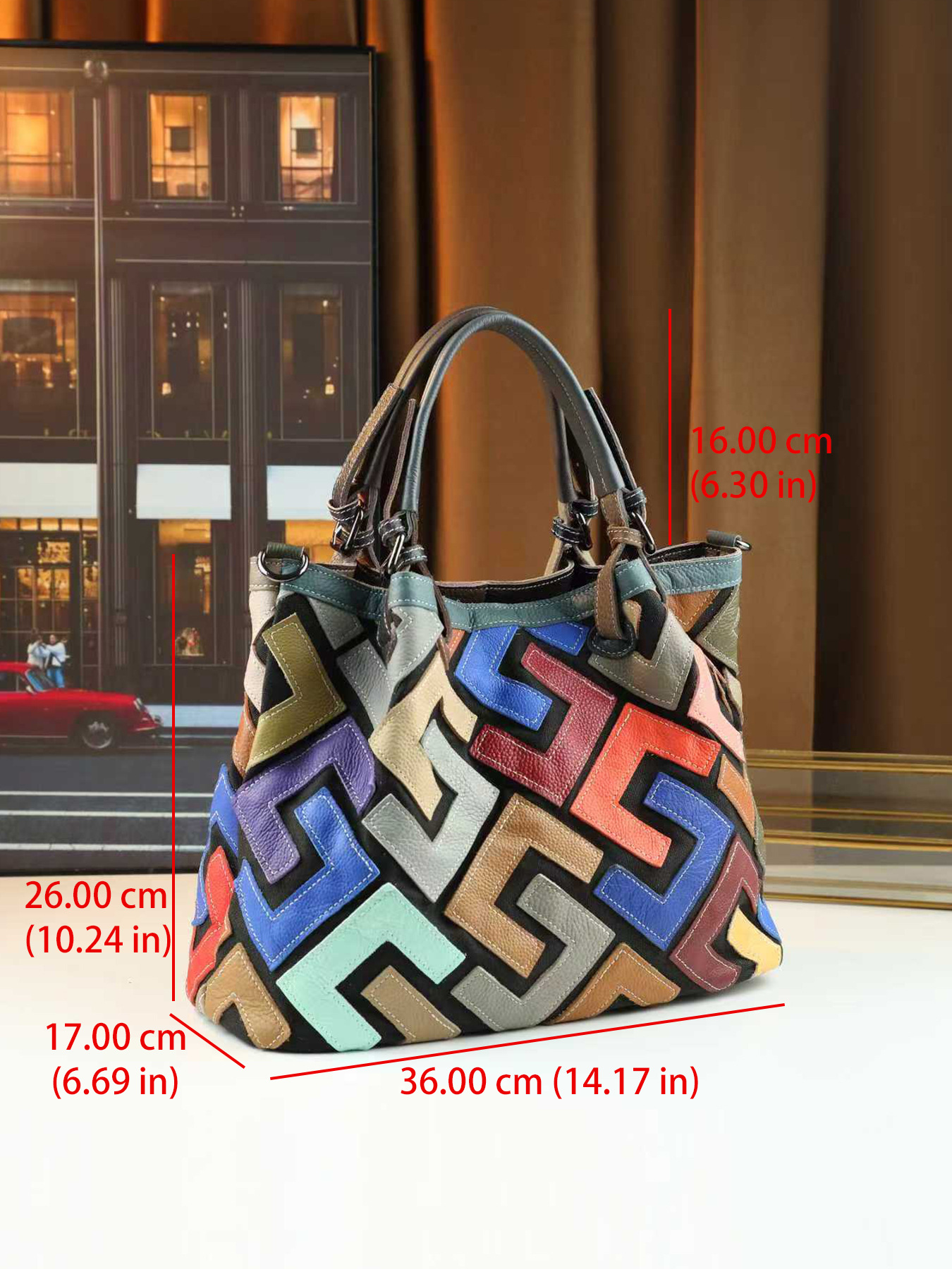 Retro Genuine Leather Crossbody Handbag For Women Shoulder Bag_voghion.com
