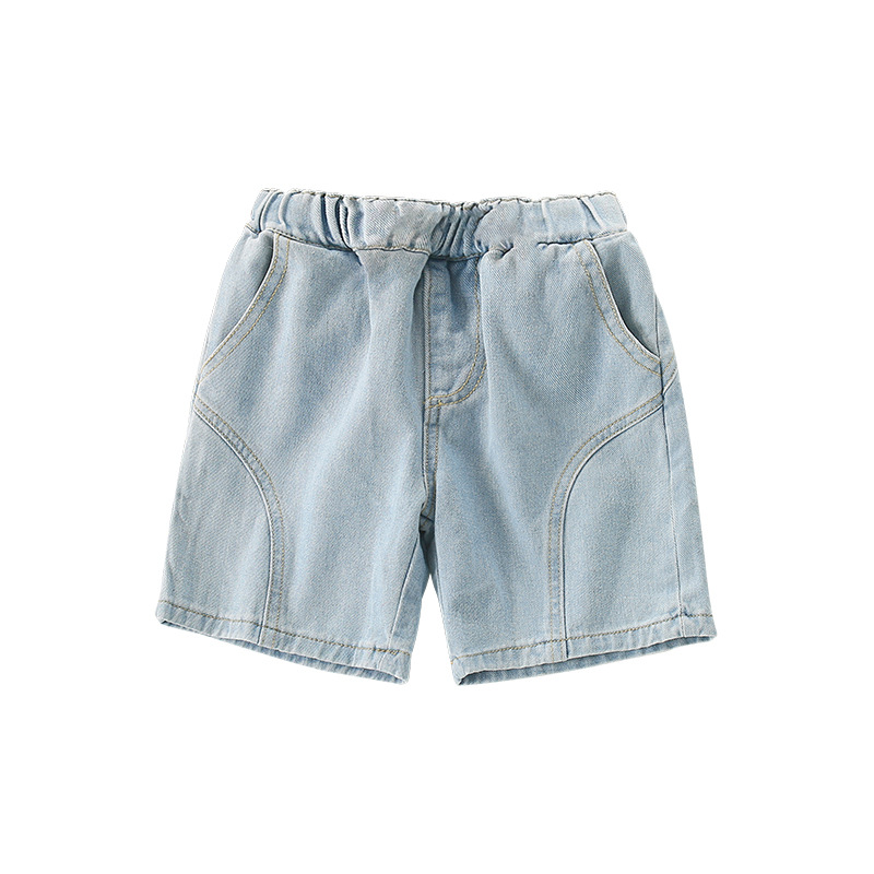 Malwee muchachos pantalones vaqueros del verano nuevos europeos y americanos de los niños cintura elástica casuales guapos ropa image 6