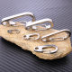Bag buckle 304 stainless steel safety buckle lock buckle d-shaped quick hanging dog buckle carabiner hook buckle outdoor rigging accessories