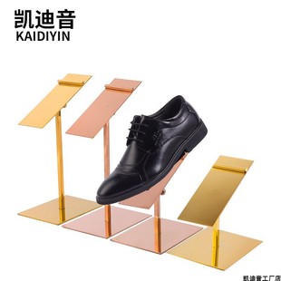Stainless Steel Shoe Rack Shoe Rack Display Rack Shoe Stretcher Rack Clothing Store High-Heeled Shoes Display Rack Shoe Store Display Rack