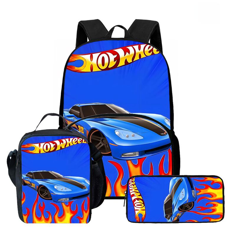 Hot Wheels Race Hot Wheels Race Export Model Student School Bag Supports Manufacturers' Drop Shipping