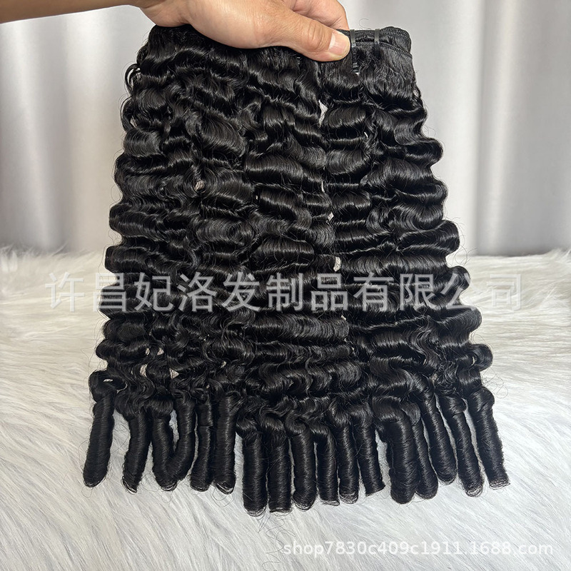 Sdd Burmese Curl Chinese Hair Bundle Burmese Curl Spiral End