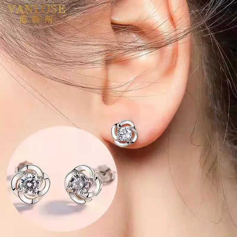 Серьги, 2020 год, простой и элегантный дизайн, четырехлистный клевер, подарок на день рождения