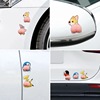Transport, protective cartoon rear view mirror, sticker, retroreflective tape, car protection, collision protection