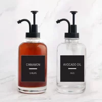 Бутылка с кофейным сиропом, кухонная бутылка для соуса прессового типа, бутылка с оливковым маслом, бутылка для дозирования лосьона, бутылка для дезинфицирующего средства для рук, пустая бутылка