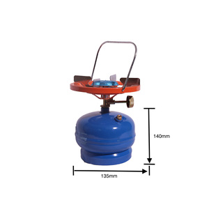 Manufacturer Supplies 0.5kg Double Wire Mouth Valve Portable Camping Style Barbecue Gas Cylinder Lpg Gas Storage Tank