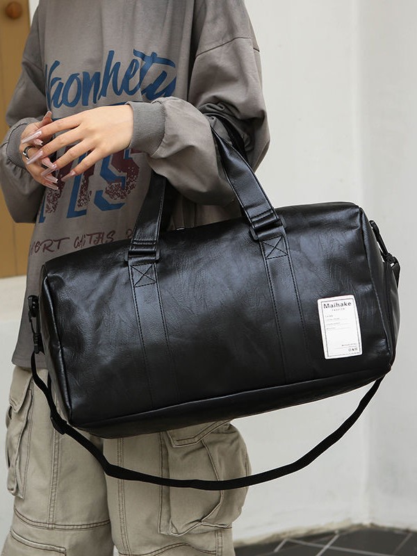 Bolsa de viaje de lujo ligera, bolsa de equipaje de negocios de viaje de gran capacidad, separación de seco y húmedo, bolsa impermeable deportiva de corta distancia