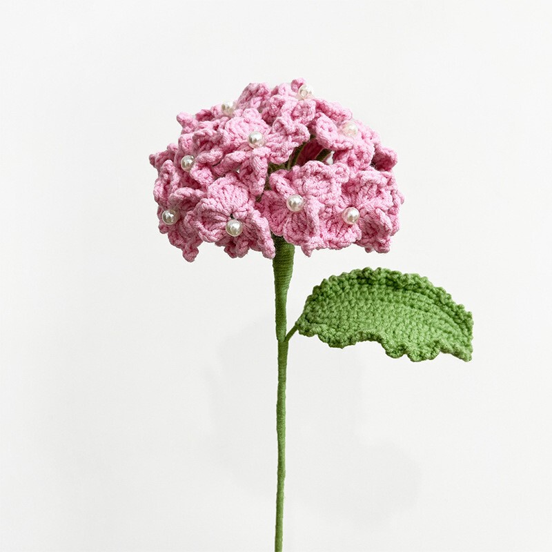 クロスボーダーの手編みの完成品の小さい花束は花の毛糸のメリヤスの花束を模倣します。|undefined
