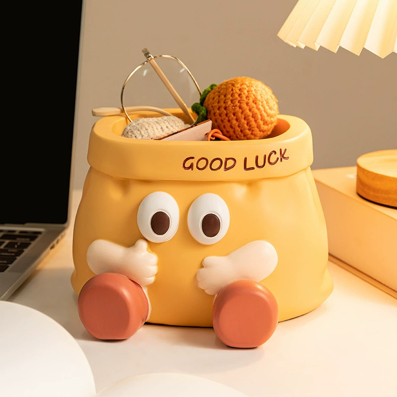 Cartoon remote control for keys, table storage box, decorations for living room, home decor
