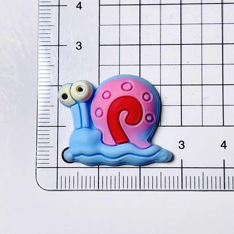 Esponja de dibujos animados bebé Paida estrella PVC flexible pegamento accesorios DIY horquilla Anillo del pelo zapatos agujero grande del vientre taza joyería parche