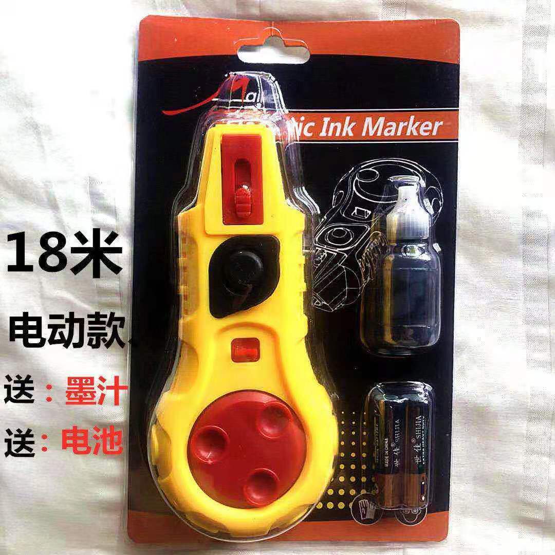 Marcador de Líneas de Tinta para Carpintería, Marcador de Líneas Automático, Marcador de Líneas de Madera Manual, Marcador de Líneas de Plástico con Hilo, Marcador de Líneas de Tinta, Marcador de Líneas de Algodón