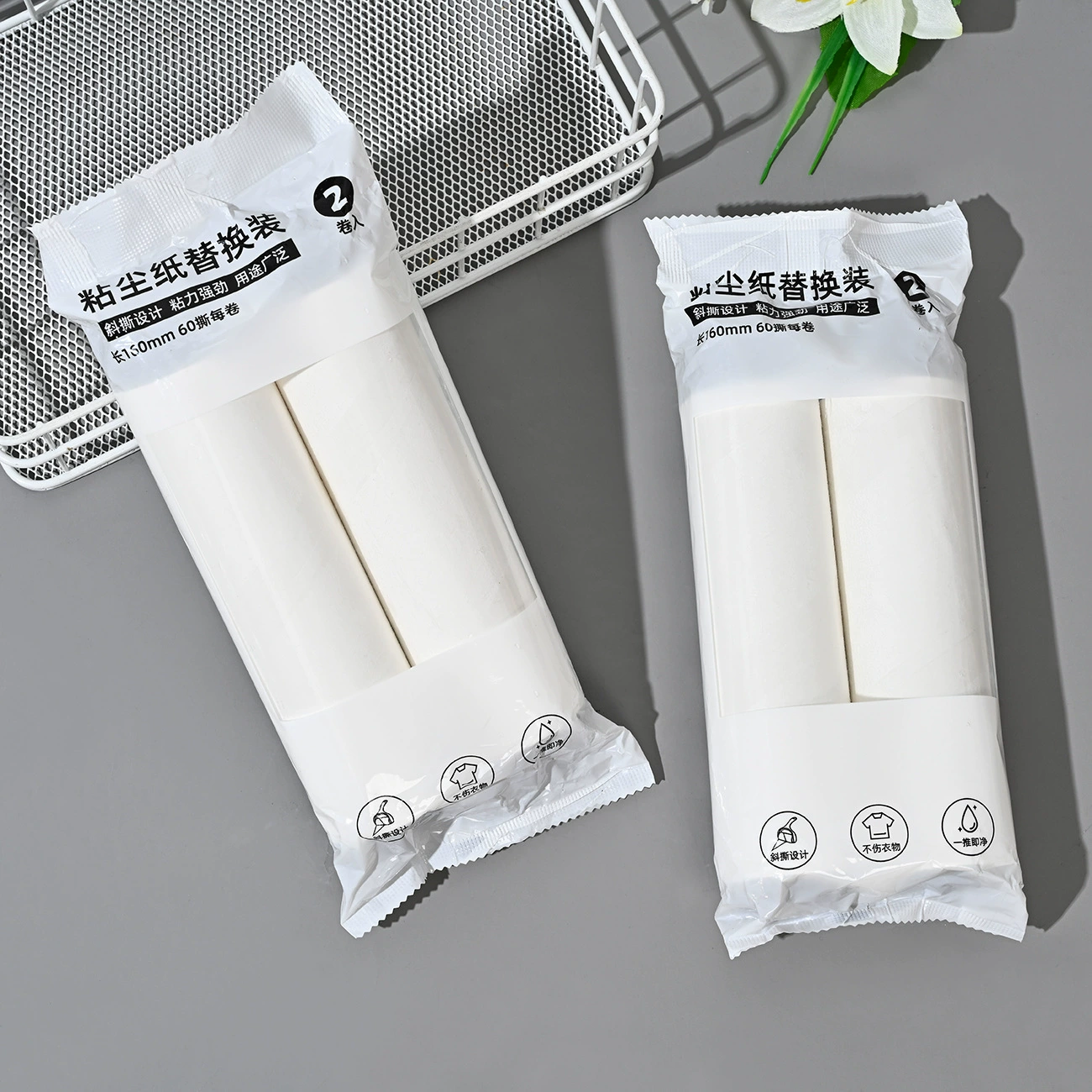 16cm detachable lint roller sticky paper pet hair cloth remover dust roller sticky lint paper