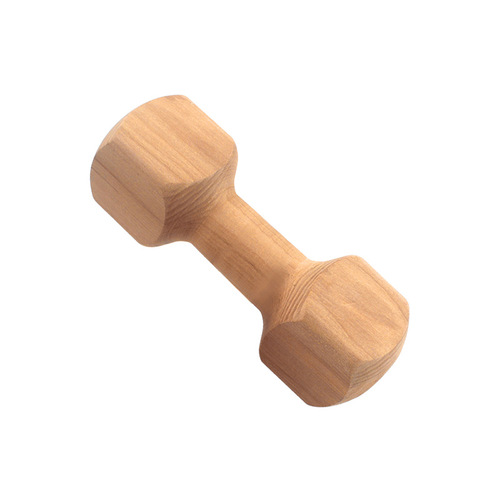Dog training supplies wooden dumbbells wooden dumbbells large training chewing dog toys dog equipment German shepherd dog training 6