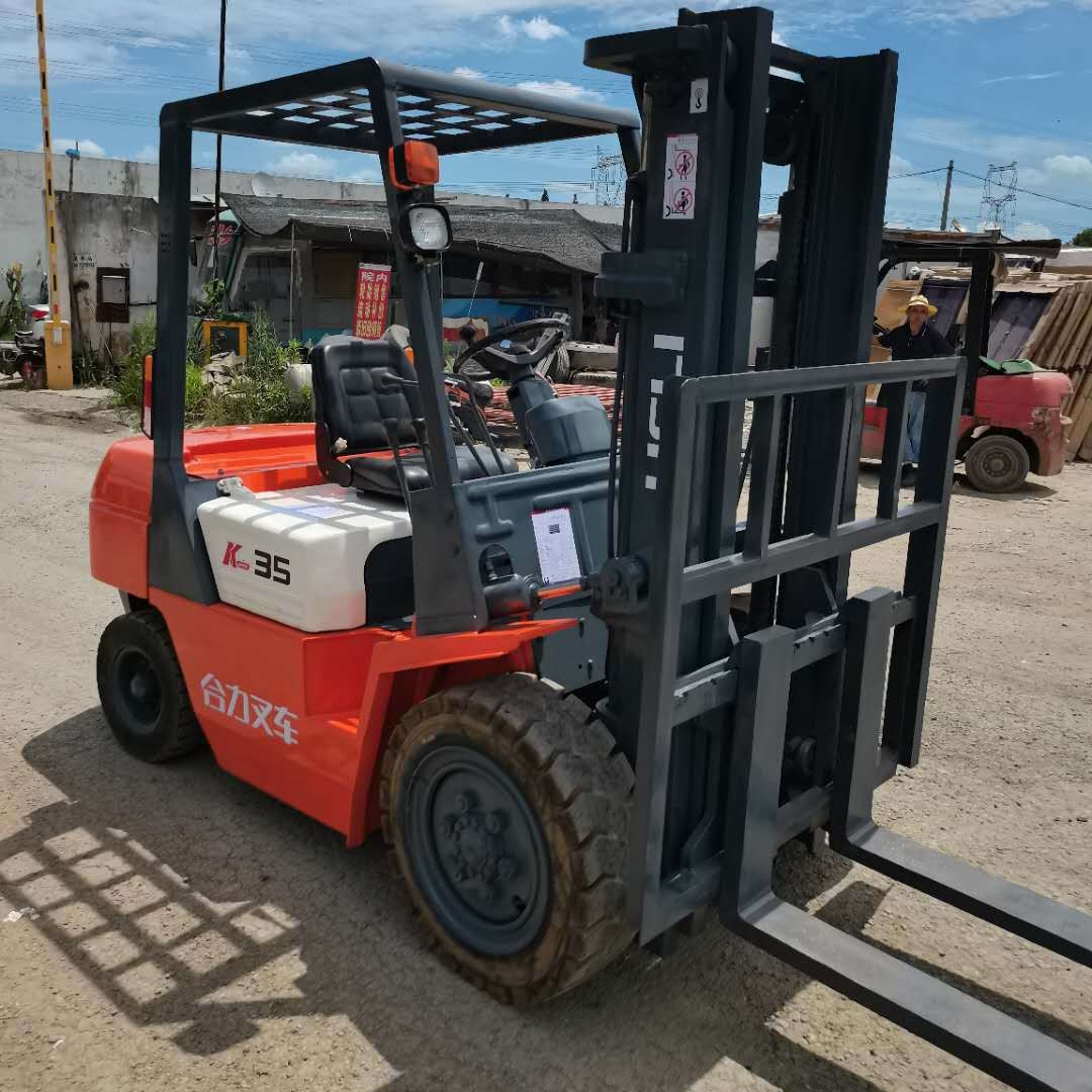 出售二手合力叉车 3吨3.5吨内燃升高4米4.5米叉车 夹抱属具叉车