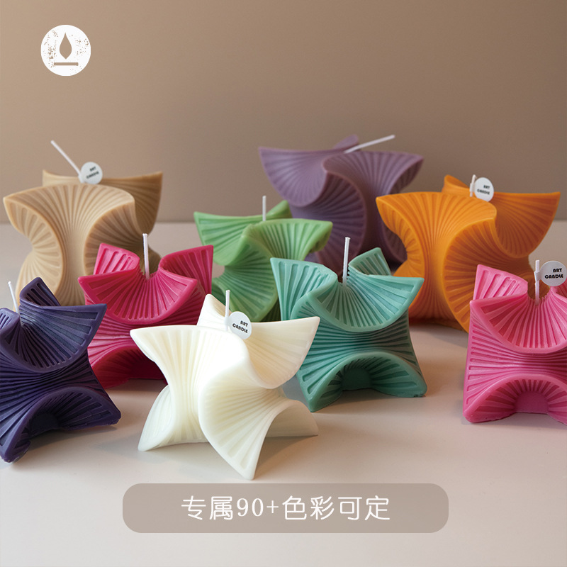 Especial transfronterizo para líneas cuadradas deformadas, modelado de aromaterapia, velas, decoración para el hogar, decoración al por mayor, venta caliente, diseño para el hogar